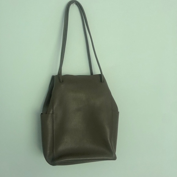 OAK + FORT Handbags - Olive green everyday bad from oak and fort.